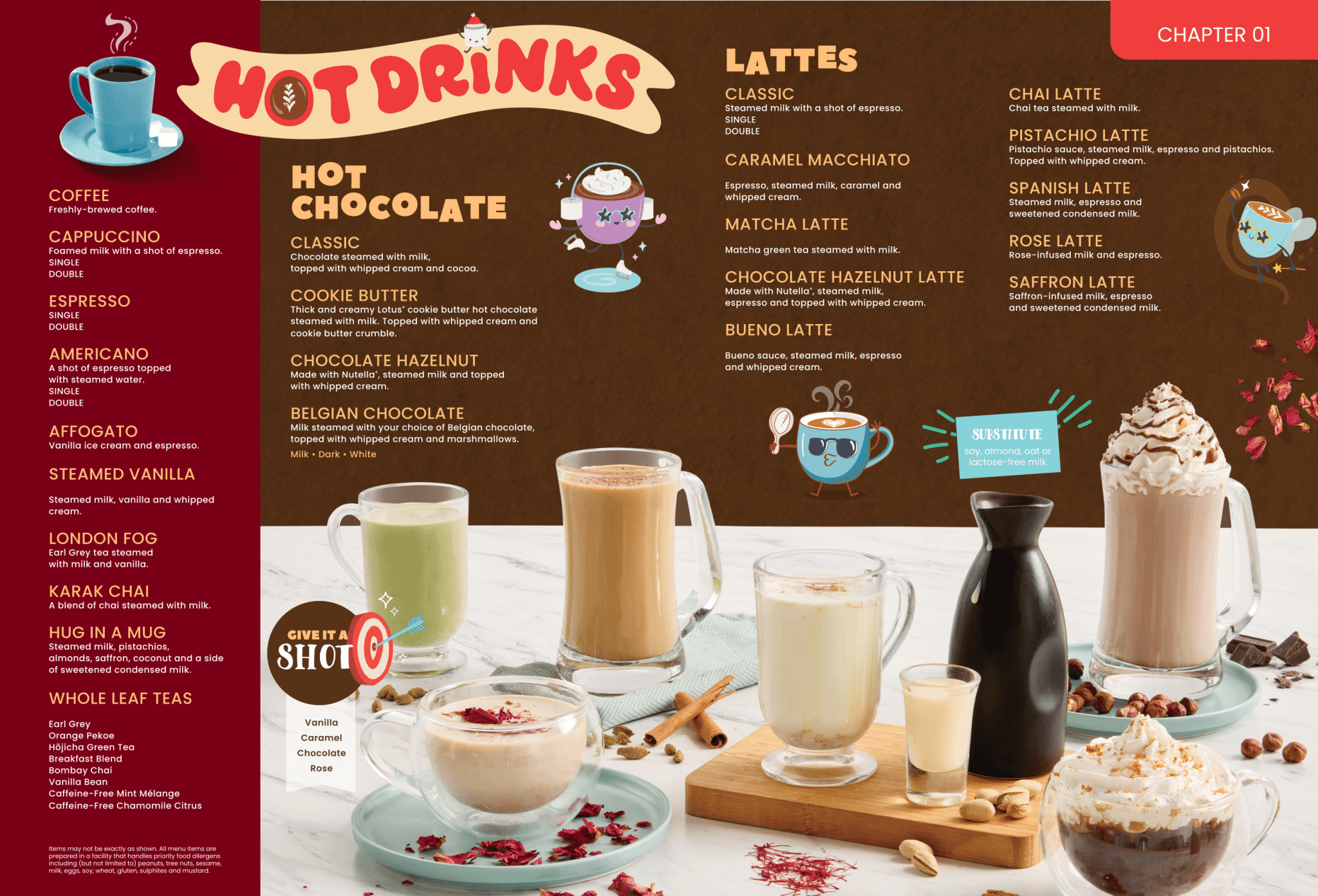 Only Go Menu Dessert Only Menu - D Spot Dessert Café