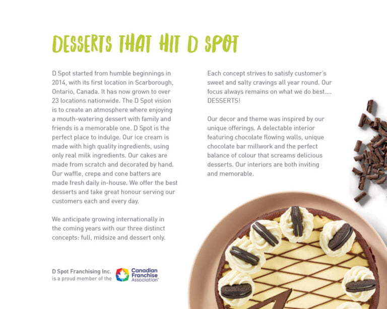Franchise D Spot Dessert Café