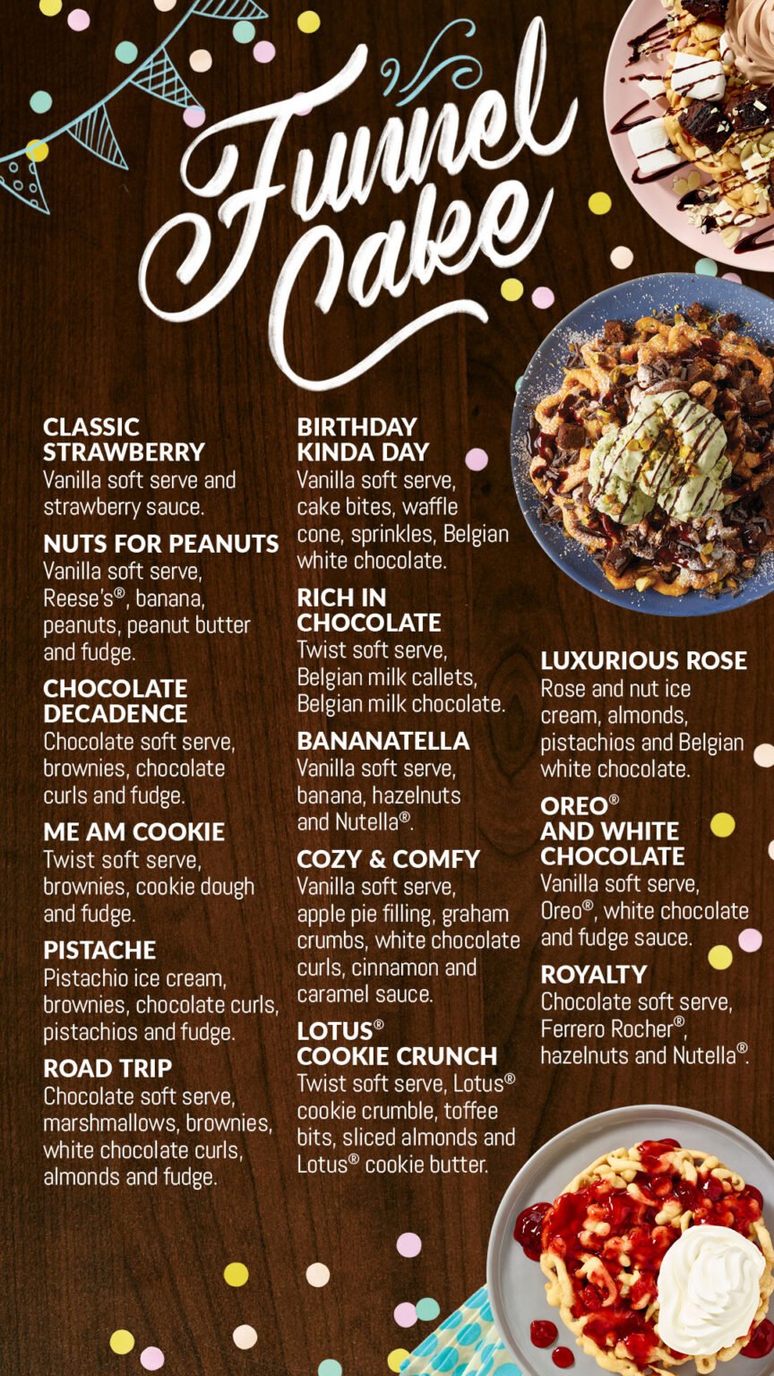 Dessert Only Menu D Spot Dessert Café