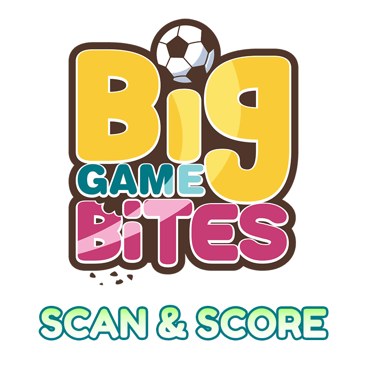 Big Game Bites — Scan & Score. Get your card.