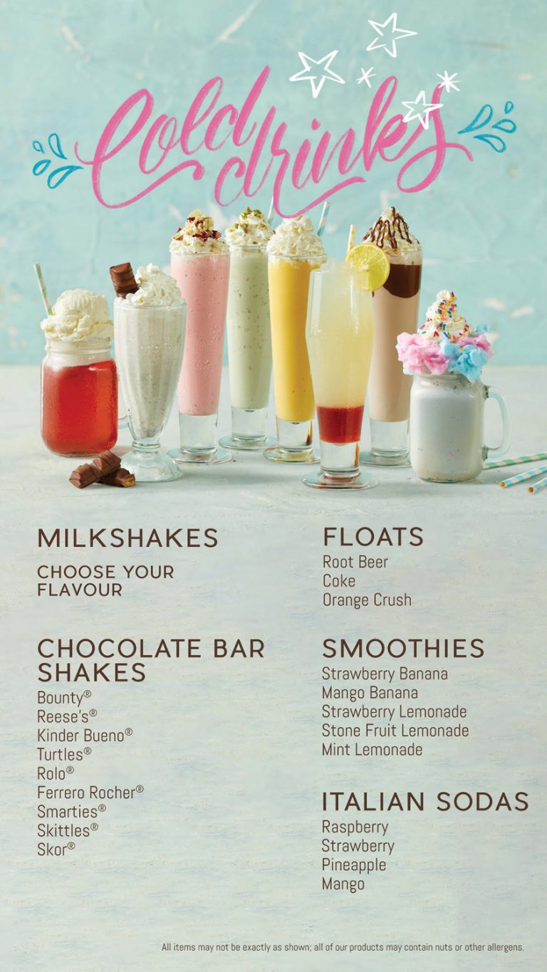 Mid Concept Menu – D Spot Dessert Café